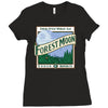 forest moon Ladies Fitted T-Shirt