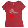 delaware state trending Women's Triblend Scoop T-shirt
