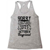 This Girl Is Taken By A Super Sexy October Boyfriend Racerback Tank