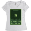buried believer Women's Triblend Scoop T-shirt