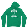 who loves running Unisex Hoodie
