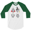 halloween hedgehogs 3/4 Sleeve Shirt