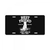 Best Friend Golden License Plate