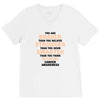 Braver Stronger Smarter Uterine Cancer Awareness V-Neck Tee