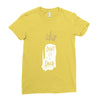 don't be a dick Ladies Fitted T-Shirt
