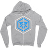 resistance hexagon Zipper Hoodie