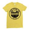 crystal lake consuelor est 1935 Ladies Fitted T-Shirt