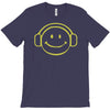 smiley dj techno,club,dance,music,rave retro T-Shirt