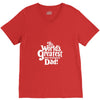 the world's greatest non biological dad V-Neck Tee