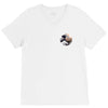 Great Wave Of Kanagawa Hokusai Pocket V-Neck Tee