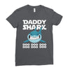 Daddy Shark Doo Doo Doo Ladies Fitted T-Shirt