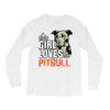 This Girl Loves Pitbull Long Sleeve Shirts