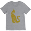 cats V-Neck Tee