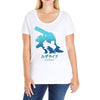 mega water Ladies Curvy T-Shirt