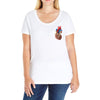 realistic human heart Ladies Curvy T-Shirt
