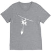 uh 1 huey air attack helicopter vinyl decal fire fighting cdf usfs V-Neck Tee