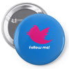 follow me Pin-back button