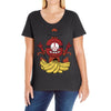 the yignion clan love bananas Ladies Curvy T-Shirt