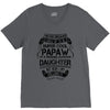 Super Cool Papaw Of A Freaking Awesome Daughter V-Neck Tee