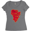 isla nublar Women's Triblend Scoop T-shirt