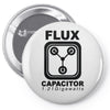 flux capacitor Pin-back button