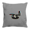 pedestrians vectorized Throw Pillow