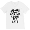 ask me about my cats V-Neck Tee