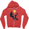 Night Think Zipper Hoodie
