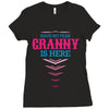 Have No Fear Granny Is Here Ladies Fitted T-Shirt