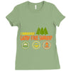 camp fire swamp Ladies Fitted T-Shirt