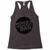 world's okayest dad Racerback Tank
