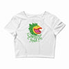 feed me Crop Top