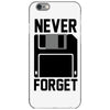 never forget floppy disk iPhone 6/6s Case