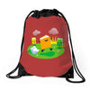 no jacket required Drawstring Bags