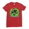 santa claws Ladies Fitted T-Shirt