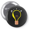 running out of bright ideas Pin-back button