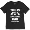 new daddy christmas funny V-Neck Tee