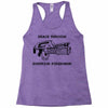 peace through superior firepower Racerback Tank