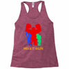 wreck it ralph silhouette Racerback Tank