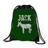 jack ass Drawstring Bags