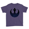 rebel logo with space pattern Youth Tee