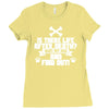hurt my dog and find out Ladies Fitted T-Shirt