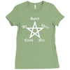 elements pentagram Ladies Fitted T-Shirt