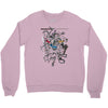 ninja aliens Crewneck Sweatshirt