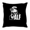 alf  fun shirt serie kult katze au&szlig;erirdisches lustig retro klassik Throw Pillow