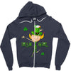 DABBİNG LEPRECHAUN Zipper Hoodie