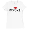 i love books Ladies Fitted T-Shirt