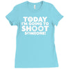 photographer shoot someone Ladies Fitted T-Shirt