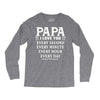I Love you Papa Long Sleeve Shirts