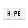 Hope Uterine Cancer Awareness License Plate